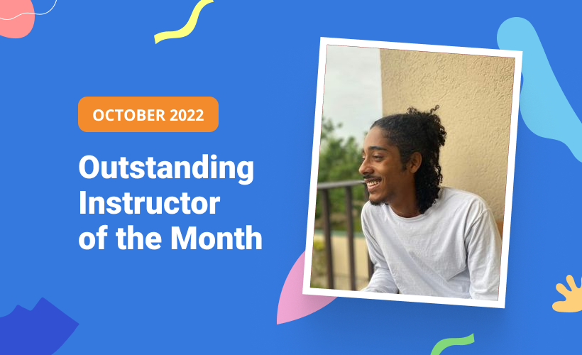 Outstanding Instructor of the Month: October 2022