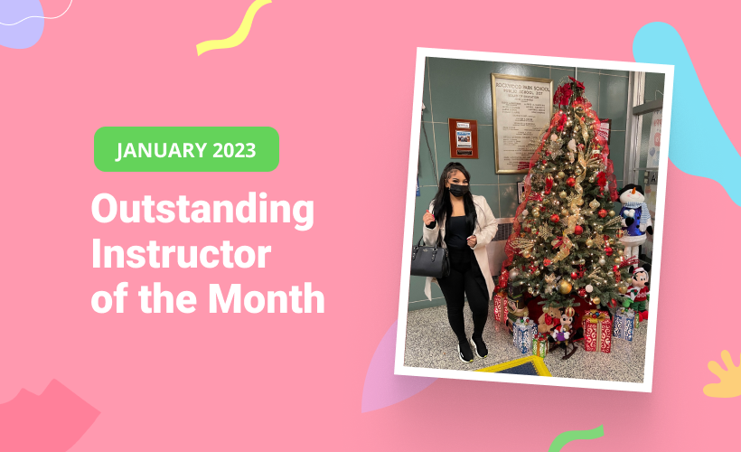 Outstanding Instructor of the Month – January 2023