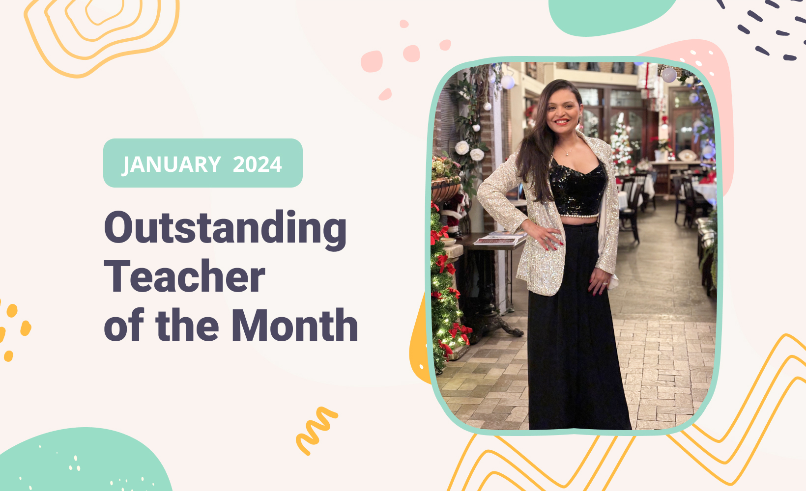Outstanding Instructor of the Month – January 2024