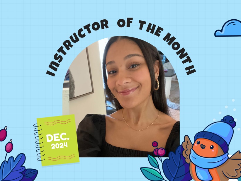 Outstanding Instructor of the Month – December 2024