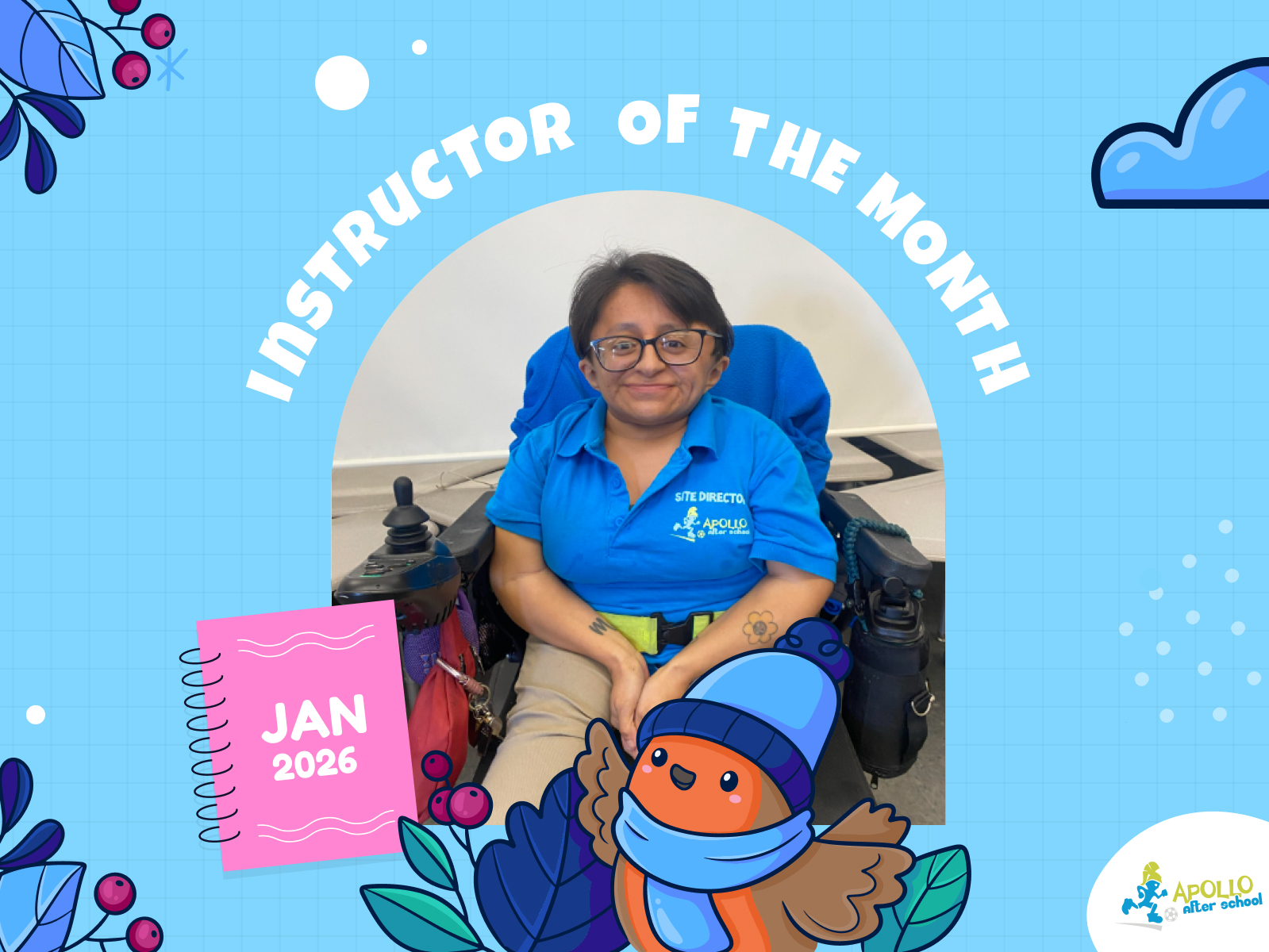 Outstanding Instructor of the Month – January 2026