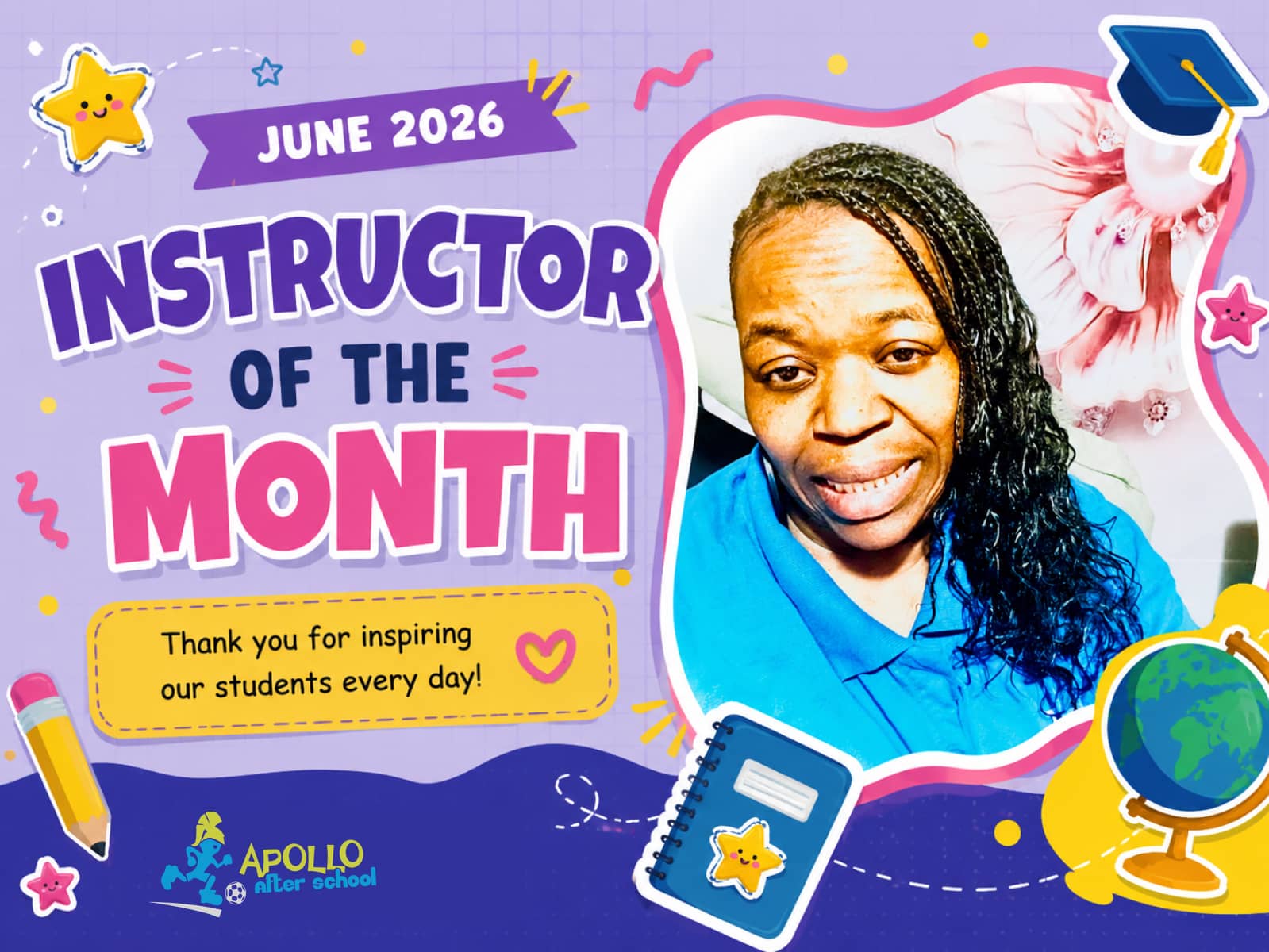 Outstanding Instructor of the Month – June 2026