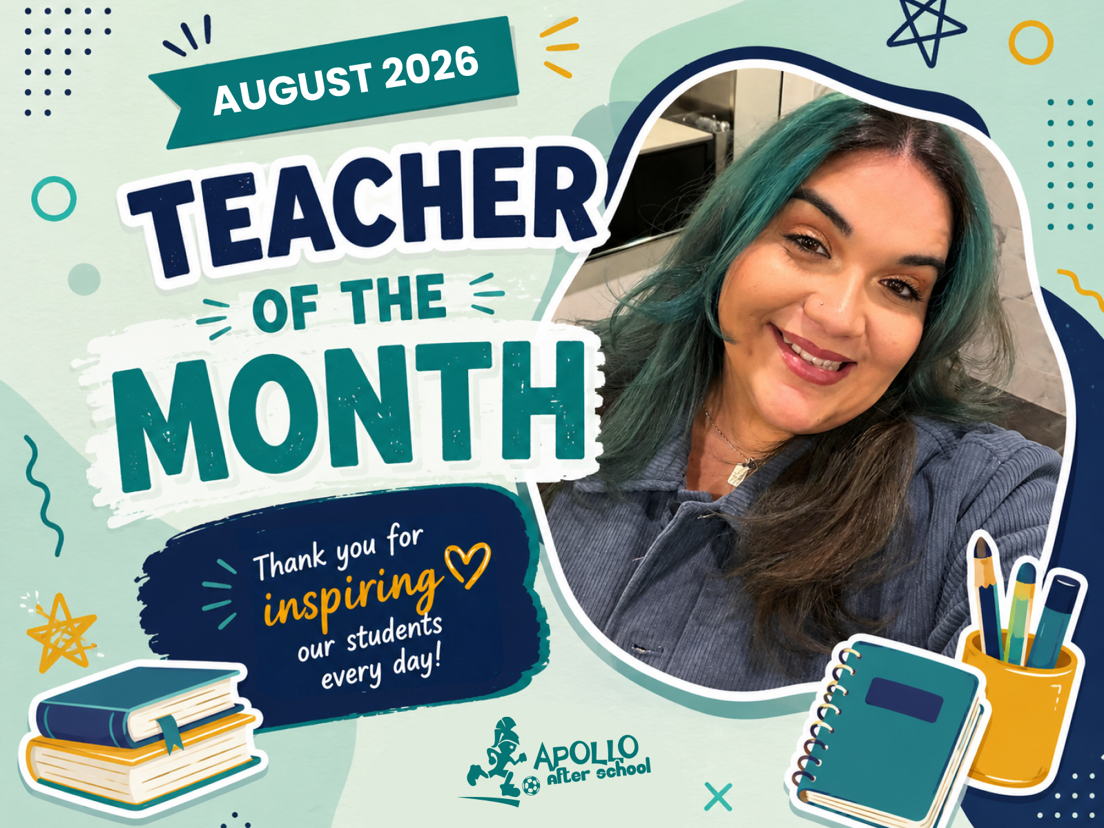 Outstanding Instructor of the Month – August 2026 – Julissa Rosario